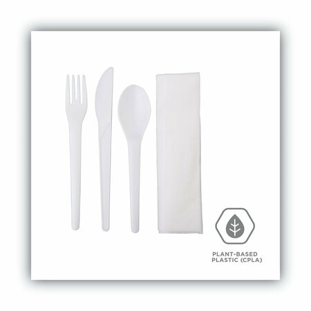 Eco-Products Plantware Renewable & Compostable Cutlery Kit - 6", PK250 EP-S015